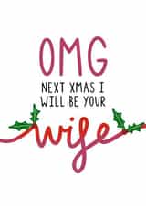 OMG XMAS WIFE created by The Pretty Funny Co.