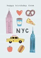 NYC Birthday Card 1001 created by Ally, With Love