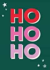 HO HO HO Christmas created by Gemini Greetings