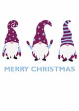 Aston Villa Gnome Christmas Card created by Maevii Designs