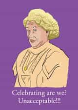 Lady Fanny Button wishes you her most sincerest congratulations. created by J'amore