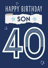Happy birthday Son 40 created by Betty Kitten