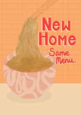 New home, same menu created by Emily Campbell