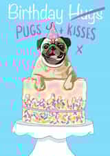 Birthday Pugs created by Leah Rowe