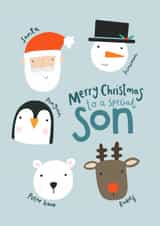 Son’s Christmas Characters created by Charley Muttitt