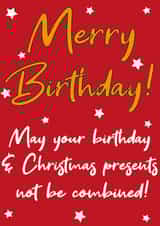 Merry Birthday! Christmas Birthday created by KGP Designs