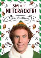 Elf - Buddy the Elf - Will Ferrell - Son Of A Nutcracker It's Christmas Card created by Cardology