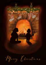 Christmas card created by Oliva_art