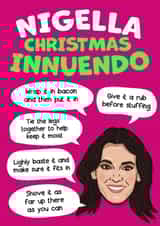 Nigella Christmas Innuendo Card created by Norm & Then