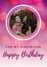 Personalised Birthday Photo Card created by Lovelier - girlfriend birthday photo card