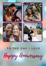 Personalised Anniversary Photo Card created by Lovelier - Anniversary "The One" Photo Card