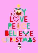 Jolly Christmas Tree created by Toni Anne Roe