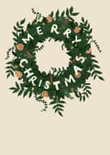Merry Christmas orange and cinnamon wreath  created by The Potato Diary