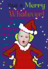Personalised Christmas Photo Card created by Marie Goodchild - Grinch Christmas
