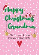 Christmas card for Grandma created by JayneyD Designs