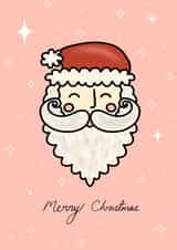 Jolly Santa clause card created by Molliemadethis
