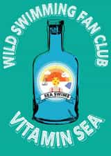 Wild swimming Fan Club Vitamin Sea created by Claire Beetham-Davies