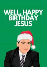 The Office Christmas Card featuring Michael Scott created by Highgrove Cards