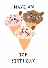 Have an ice birthday - ice cream 1000 created by Myrtle Ocean