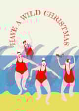 Have a wild Christmas, for the wild swimmers wading into the cold water created by Willamina Wild