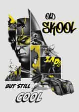 Old School Vintage Retro Batman Birthday Card created by Cardology