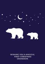 Magical First Christmas Grandson Card created by Studio 9