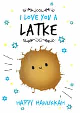 I Love You A Latke created by Sugar Violet Illustration