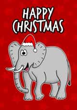 Christmas Elephant created by Doodle Rob