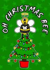 Christmas Tree Bee created by Doodle Rob