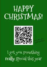 Rickroll Christmas Card (Rick Astley QR Code) 1000 created by SJS Designs