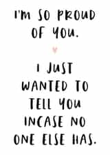 I'm So Proud Of You created by Alice Smith