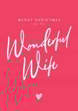 Merry Christmas to my Wonderful Wife created by Seabird Studio