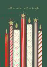 Christmas Candles created by Helen Mackay 