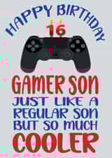Happy 16th Birthday Cool Gamer Son created by ShortRound888