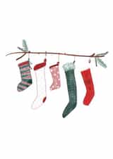The stockings were hung by the chimney with care created by Picoloco Studio