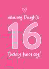 Amazing Daughter 16th Birthday card created by Always Sparkle