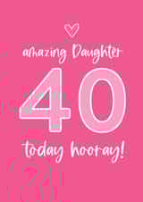 Happy 40th Birthday to an amazing daughter created by Always Sparkle