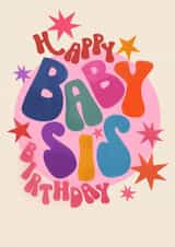 Happy Birthday Sister created by Kate Fox