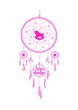 New baby dreamcatcher card 1000 created by Monzino Creations