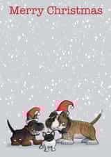 Christmas Dogs created by Olive & Keith Cards