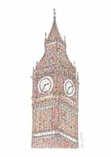 Big Ben London Card created by Grace Emily