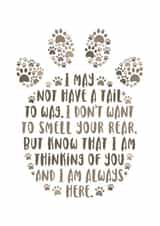 Pet sympathy Card created by Cookie Design