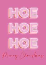 HOE HOE HOE MERRY CHRISTMAS created by Courtney Simon