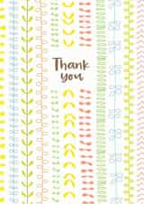 bric-a-brac thank you card created by Deborah Chou