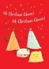 Christmas Cheese Christmas card created by Sarah Wilton