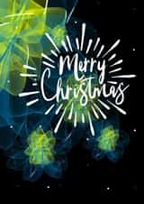 Christmas bows in the night sky created by andyclayotbay