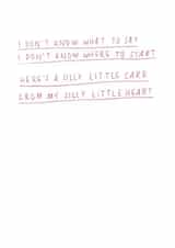 A silly little card... from my silly little heart  created by @eggc_arton