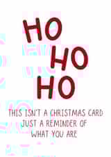 Funny christmas card created by MillennialprintsCo