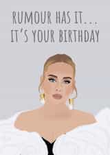 Adele Birthday created by Rock & Rose Creative
