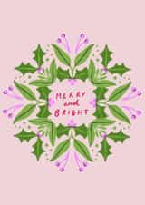 Merry and bright created by Philippa Coules